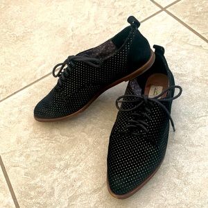 ED by Ellen Degeneres | Kerrin Oxfords | Black w/ Gold Polka Dots